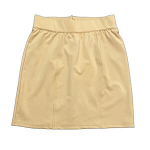 Say What Tan Pencil Skirt